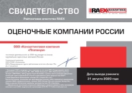 Оценочные компании России 2019
